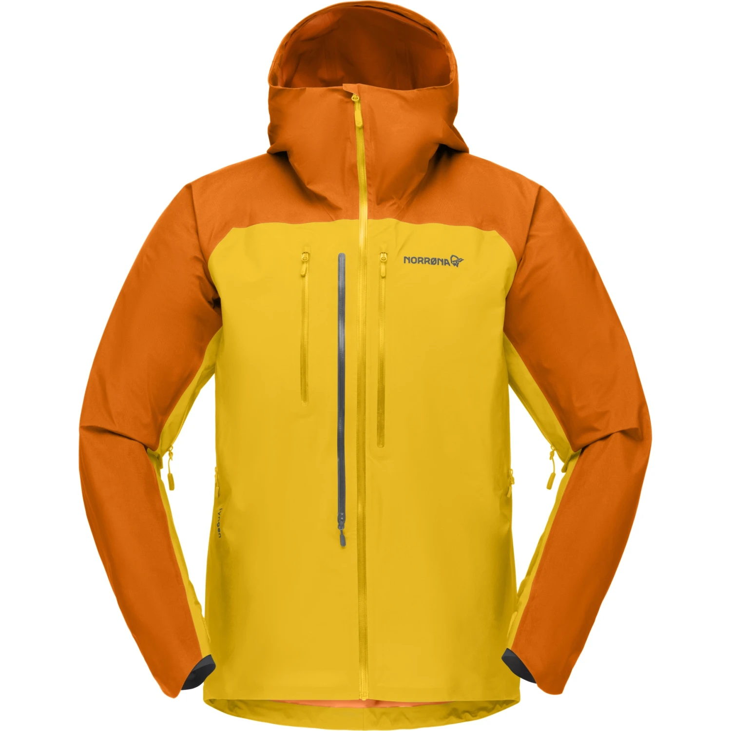 Norrona Chaqueta Hombre - Lyngen Gore-Tex - Orange Popsicle/Lemon Chrome 2 Norrona Chaqueta Hombre - Lyngen Gore-Tex - Orange Popsicle/Lemon Chrome - Imagen 2