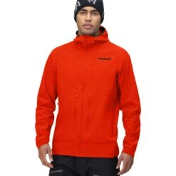 Norrona Chaqueta Hombre - Lyngen Hiloflex100 - Arednalin/Castor Grey
