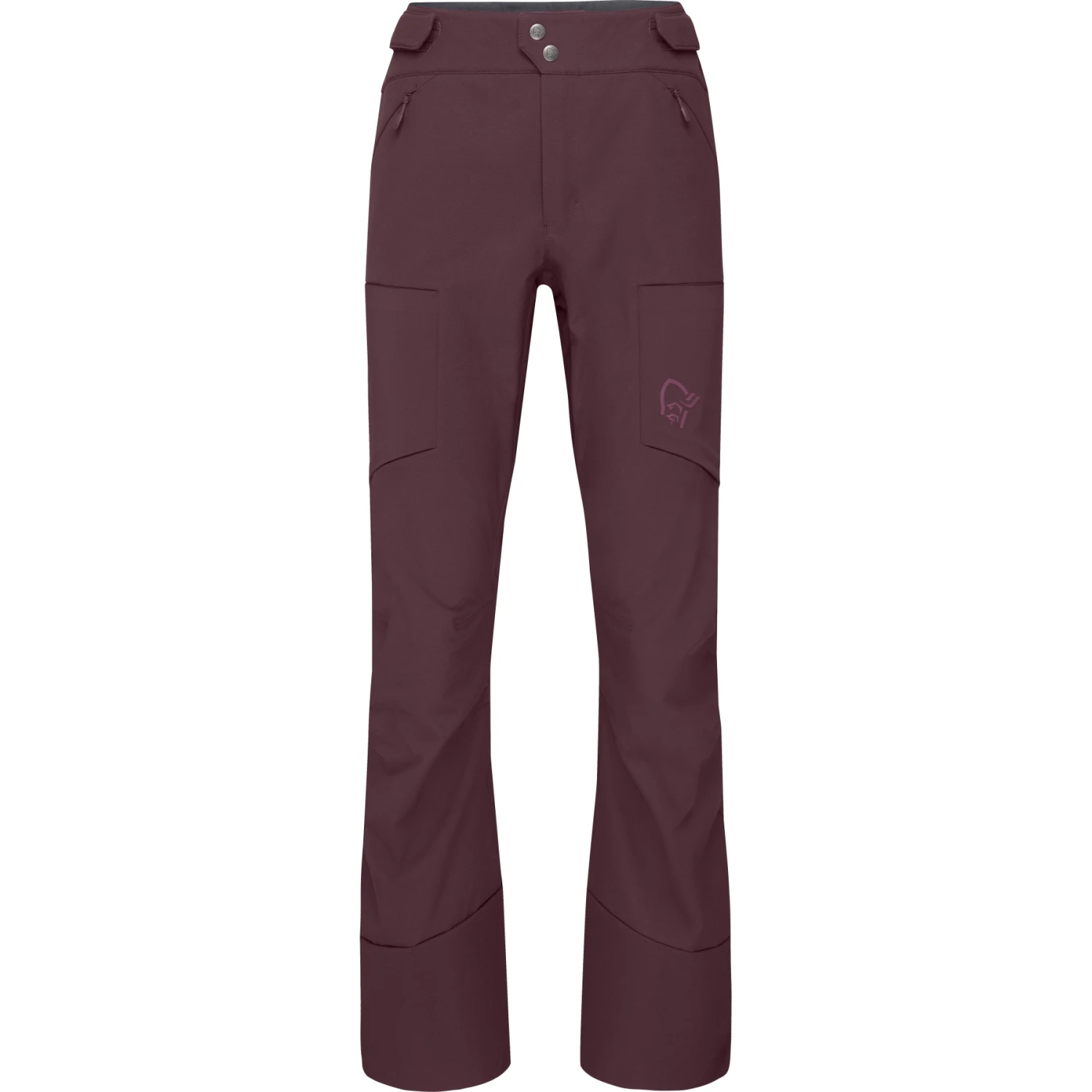 Norrona Pantalones Mujer - Lyngen Hiloflex200 Slim - Tawny Port 2 Norrona Pantalones Mujer - Lyngen Hiloflex200 Slim - Tawny Port - Imagen 2
