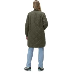 Norrona Abrigo Mujer - Oslo Thermo100 - Olive Night -Norrona norrona oslo thermo100 coat women olive night 4 1027322