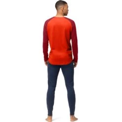 Norrona Camiseta Interior Manga Larga Hombre - PureUll - Arednalin/Rhubarb -Norrona norrona pureull long sleeve baselayer men arednalin rhubarb 5 1518569