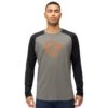 Norrona Camiseta Interior Manga Larga Hombre - PureUll - Castor Grey/Caviar Melange