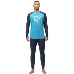 Norrona Camiseta Interior Manga Larga Hombre - PureUll - Hawaiian Surf/Indigo Night 8 Norrona Camiseta Interior Manga Larga Hombre - PureUll - Hawaiian Surf/Indigo Night -Norrona norrona pureull long sleeve baselayer men hawaiian surf indigo night 3 1257549