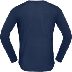 Norrona Camiseta Interior Manga Larga Hombre - PureUll - Indigo Night -Norrona norrona pureull long sleeve baselayer men indigo night 2 1257557