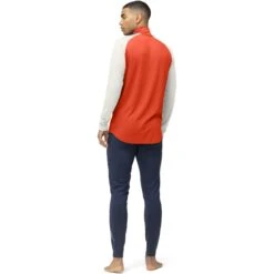 Norrona Camiseta Interior Manga Larga Hombre - PureUll Zip Neck - Arednalin/Snowdrop -Norrona norrona pureull zip neck baselayer men arednalin snowdrop 4 1257910
