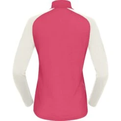 Norrona Camiseta Interior Manga Larga Mujer - PureUll Zip Neck - Honeysuckle/Snowdrop -Norrona norrona pureull zip neck baselayer women honeysuckle snowdrop 2 1257967