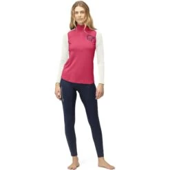 Norrona Camiseta Interior Manga Larga Mujer - PureUll Zip Neck - Honeysuckle/Snowdrop -Norrona norrona pureull zip neck baselayer women honeysuckle snowdrop 3 1257968