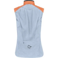 Norrona Chaleco Mujer - Senja Aero90 - Flamingo/Blue Fog -Norrona norrona senja aero90 vest women flamingo blue fog 2 1342960