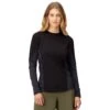 Norrona Camiseta De Manga Larga Mujer - Senja Equaliser Lightweight - Caviar