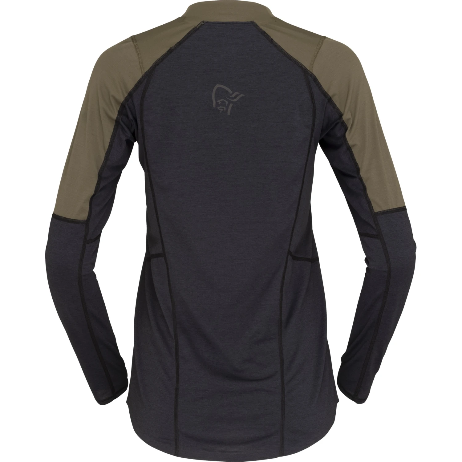 Norrona Camiseta De Manga Larga Mujer - Senja Equaliser Lightweight - Olive Night 3 Norrona Camiseta De Manga Larga Mujer - Senja Equaliser Lightweight - Olive Night - Imagen 3