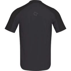 Norrona Camiseta Hombre - Senja Equaliser Lightweight - Caviar -Norrona norrona senja equaliser lightweight t shirt men caviar 2 1343315