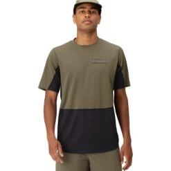 Norrona Camiseta Hombre - Senja Equaliser Lightweight - Olive Night