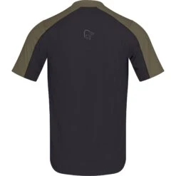 Norrona Camiseta Hombre - Senja Equaliser Lightweight - Olive Night -Norrona norrona senja equaliser lightweight t shirt men olive night 2 1343320