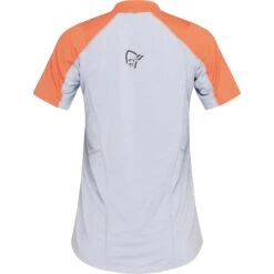Norrona Camiseta Mujer - Senja Equaliser Lightweight - Flamingo -Norrona norrona senja equaliser lightweight t shirt women flamingo 2 1343343