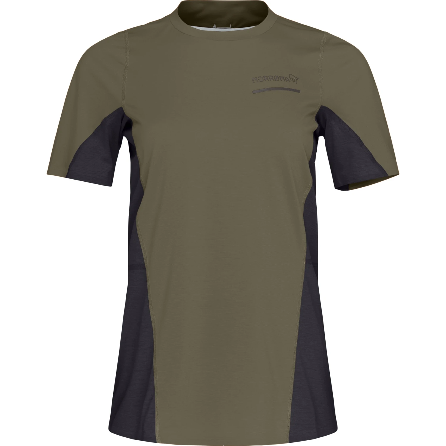 Norrona Camiseta Mujer - Senja Equaliser Lightweight - Olive Night 2 Norrona Camiseta Mujer - Senja Equaliser Lightweight - Olive Night - Imagen 2