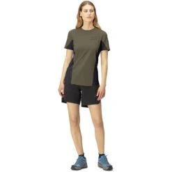Norrona Camiseta Mujer - Senja Equaliser Lightweight - Olive Night 8 Norrona Camiseta Mujer - Senja Equaliser Lightweight - Olive Night -Norrona norrona senja equaliser lightweight t shirt women olive night model 1 1399843
