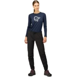 Norrona Pantalones Mujer - Senja Flex1 Trackster - Caviar -Norrona norrona senja flex1 trackster pant women caviar 4 1518668