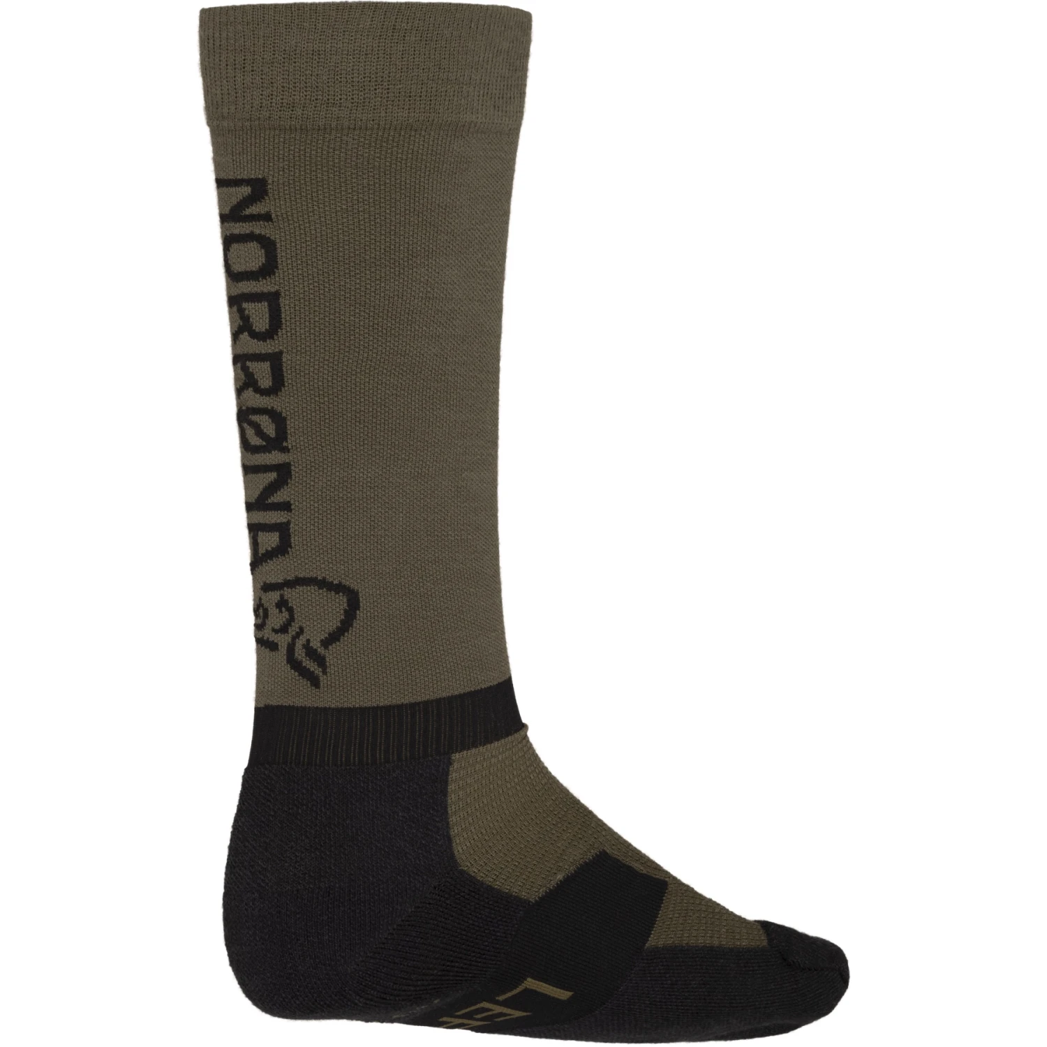 Norrona Calcetines Largos - Senja Merino Lightweight - Olive Night 2 Norrona Calcetines Largos - Senja Merino Lightweight - Olive Night - Imagen 2