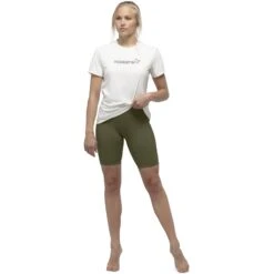 Norrona Malla Corta Mujer - Olive Night 6 Norrona Malla Corta Mujer - Olive Night -Norrona norrona short tights women olive night 3 1343847