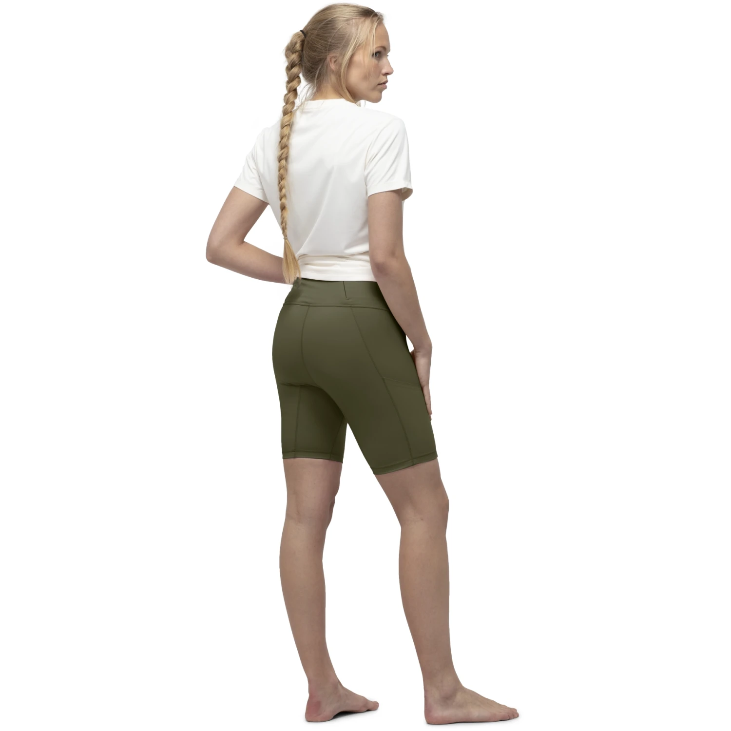 Norrona Malla Corta Mujer - Olive Night 4 Norrona Malla Corta Mujer - Olive Night - Imagen 4