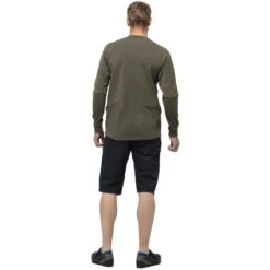 Norrona Camiseta De Manga Larga Hombre - Skibotn Crew Neck - Olive Night -Norrona norrona skibotn crew neck long sleeve men olive night 3 1463871