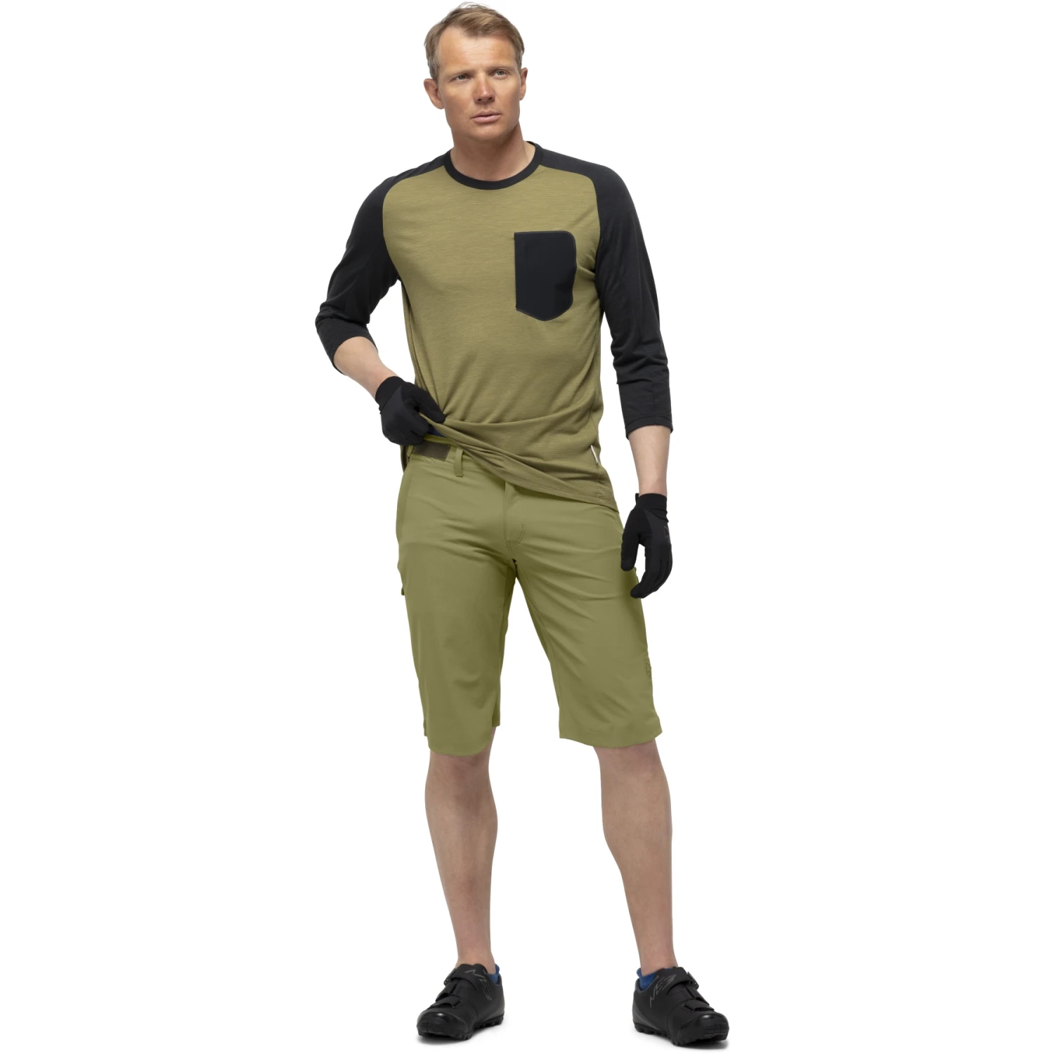 Norrona Pantalones Cortos Hombre - Skibotn Flex1 - Olive Drab 2 Norrona Pantalones Cortos Hombre - Skibotn Flex1 - Olive Drab - Imagen 2