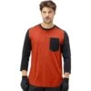 Norrona Camiseta 3/4 Manga Hombre - Skibotn Wool - Rooibos Tea