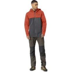 Norrona Chaqueta Hombre - Svalbard Cotton - Rooibos Tea/Slate Grey -Norrona norrona svalbard cotton jacket men rooibos tea slate grey 2 1464215