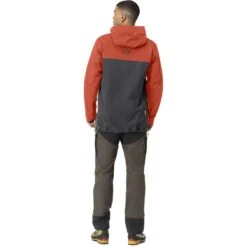 Norrona Chaqueta Hombre - Svalbard Cotton - Rooibos Tea/Slate Grey -Norrona norrona svalbard cotton jacket men rooibos tea slate grey 3 1464216