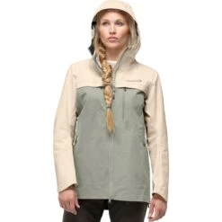 Norrona Chaqueta Mujer - Svalbard Cotton - Ecru/Sandstone