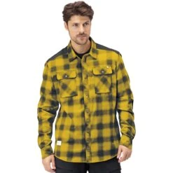 Norrona Camisa De Franela Hombre - Svalbard - Golden Palm