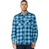 Norrona Camisa De Franela Hombre - Svalbard - Heritage Blue/Indigo Night