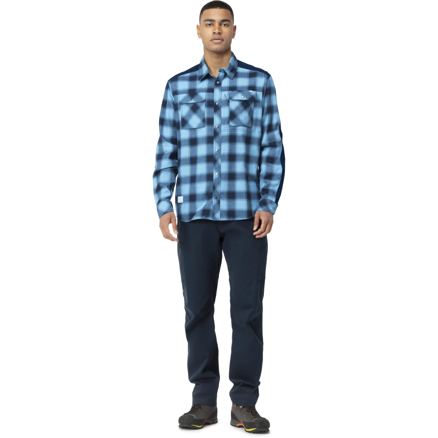 Norrona Camisa De Franela Hombre - Svalbard - Heritage Blue/Indigo Night 3 Norrona Camisa De Franela Hombre - Svalbard - Heritage Blue/Indigo Night - Imagen 3