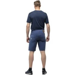Norrona Pantalones Cortos Hombre - Svalbard Light Cotton - Indigo Night -Norrona norrona svalbard light cotton shorts men indigo night 3 1464402