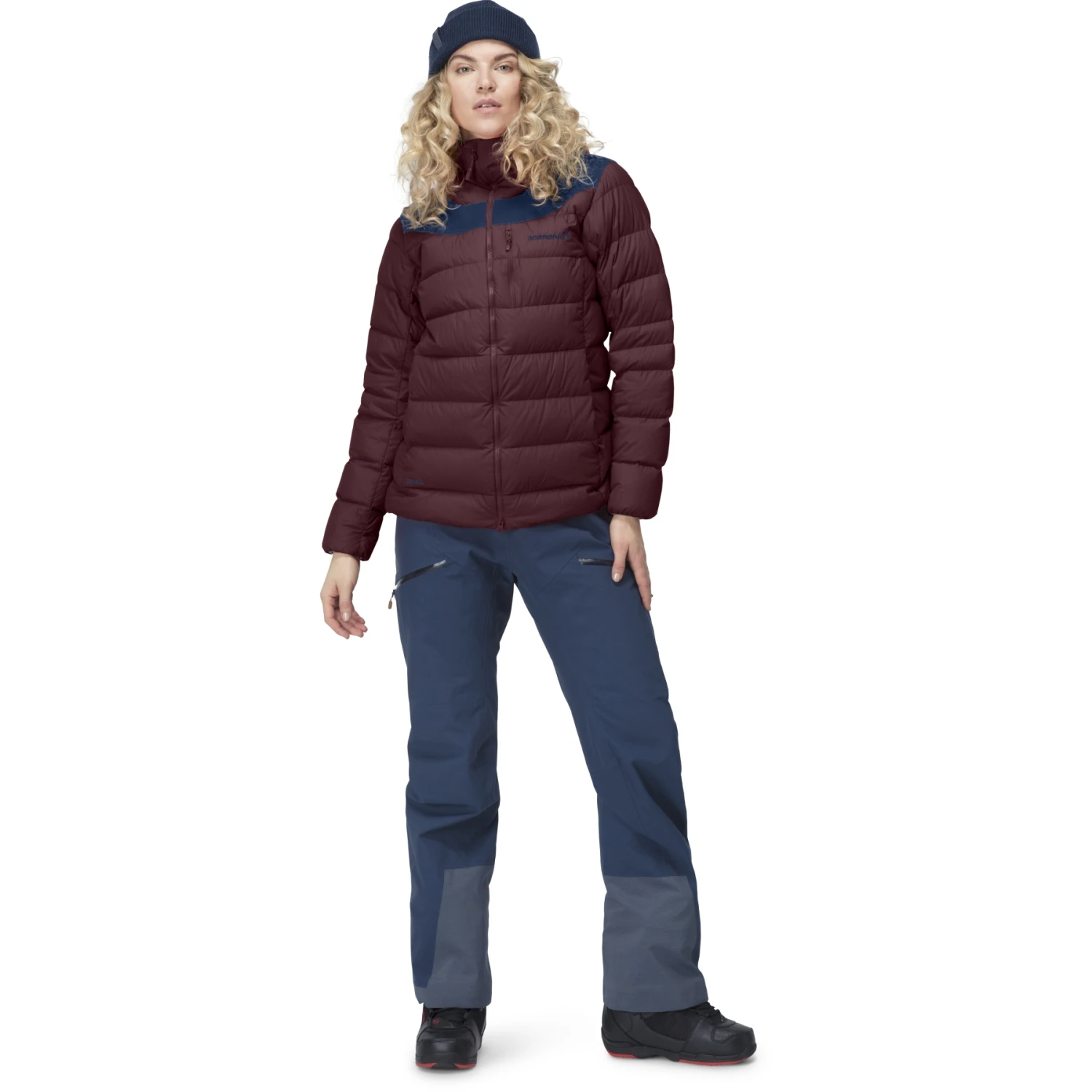 Norrona Plumífero Chaqueta Mujer - Tamok Down750 - Tawny Port 4 Norrona Plumífero Chaqueta Mujer - Tamok Down750 - Tawny Port - Imagen 4