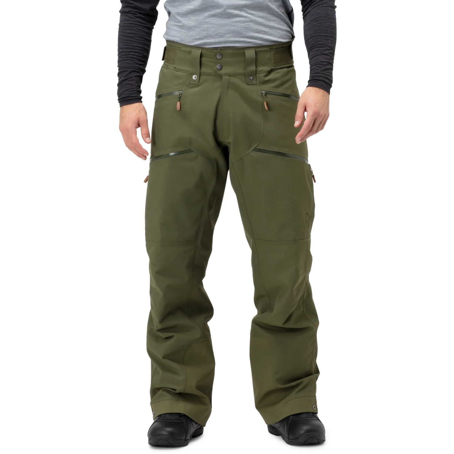 Norrona Pantalones Hombre - Tamok Gore-Tex Thermo40 - Olive Night 1 Norrona Pantalones Hombre - Tamok Gore-Tex Thermo40 - Olive Night
