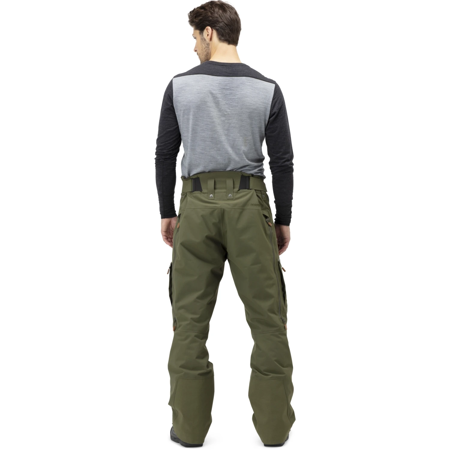 Norrona Pantalones Hombre - Tamok Gore-Tex Thermo40 - Olive Night 5 Norrona Pantalones Hombre - Tamok Gore-Tex Thermo40 - Olive Night - Imagen 5