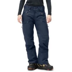 Norrona Pantalones Mujer - Tamok Gore-Tex Thermo60 - Indigo Night