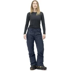 Norrona Pantalones Mujer - Tamok Gore-Tex Thermo60 - Indigo Night -Norrona norrona tamok gore tex thermo60 pants women indigo night 3 1027784