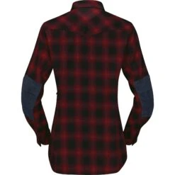 Norrona Camisa De Manga Larga Mujer - Tamok Wool - Tawny Port -Norrona norrona tamok wool shirt women tawny port 2 1258266