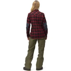 Norrona Camisa De Manga Larga Mujer - Tamok Wool - Tawny Port -Norrona norrona tamok wool shirt women tawny port 4 1258268