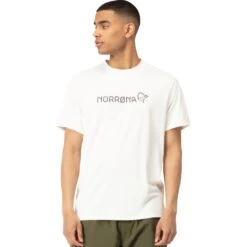 Norrona Camiseta Hombre - Tech - Snowdrop