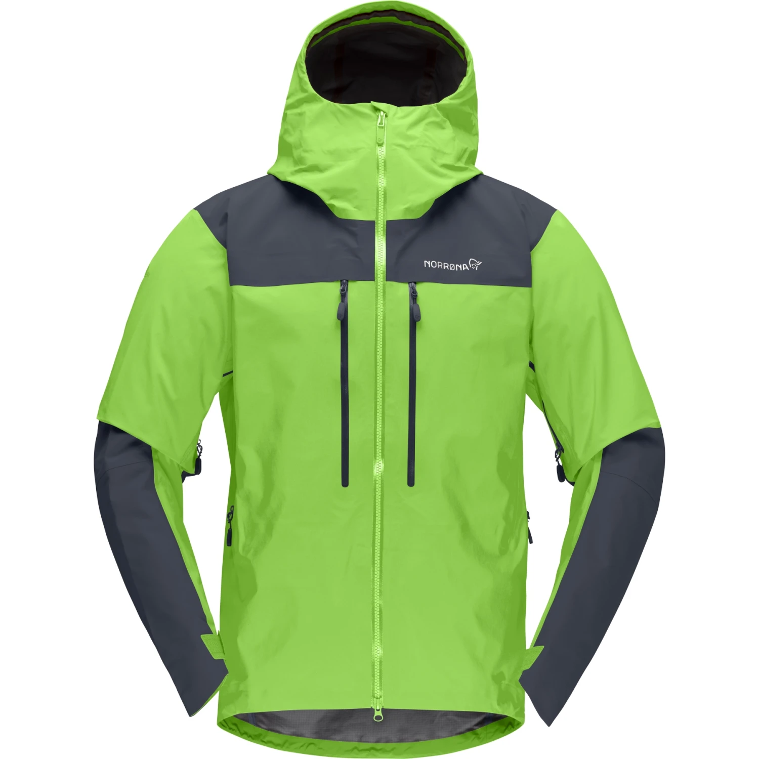 Norrona Chaqueta Hombre - Trollveggen Gore-Tex Pro Light - Classic Green/Cool Black 2 Norrona Chaqueta Hombre - Trollveggen Gore-Tex Pro Light - Classic Green/Cool Black - Imagen 2