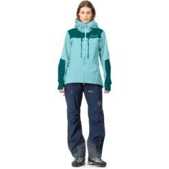 Norrona Chaqueta Mujer - Trollveggen Gore-Tex Pro Light - Clearwater -Norrona norrona trollveggen gore tex pro light jacket women clearwater 4 1518898