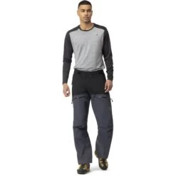 Norrona Pantalones Hombre - Trollveggen Gore-Tex Pro Light - Caviar/Cool Black -Norrona norrona trollveggen gore tex pro light pants men caviar cool black 2 1464805