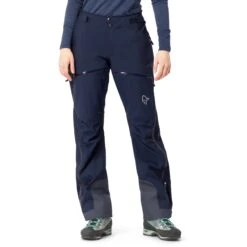 Norrona Pantalones Mujer - Trollveggen Gore-Tex Pro Light - Indigo Night/Indigo Night