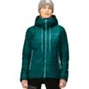 Norrona Chaqueta Mujer - Trollveggen Primaloft100 Zip Hood - Everglade