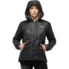 Norrona Chaqueta Mujer - Trollveggen Primaloft100 Zip Hood - Caviar