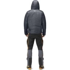 Norrona Plumífero Chaqueta Hombre - Trollveggen Superlight Down850 Hood - Cool Black -Norrona norrona trollveggen superlight down850 hood jacket men cool black 4 1258402