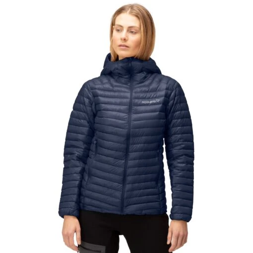Norrona Plumífero Chaqueta Mujer - Trollveggen Superlight Down850 Hood - Indigo Night -Norrona norrona trollveggen superlight down850 hood jacket women indigo night 1 1465171